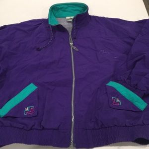 Purple Puma track jacket. Vintage. 1980s